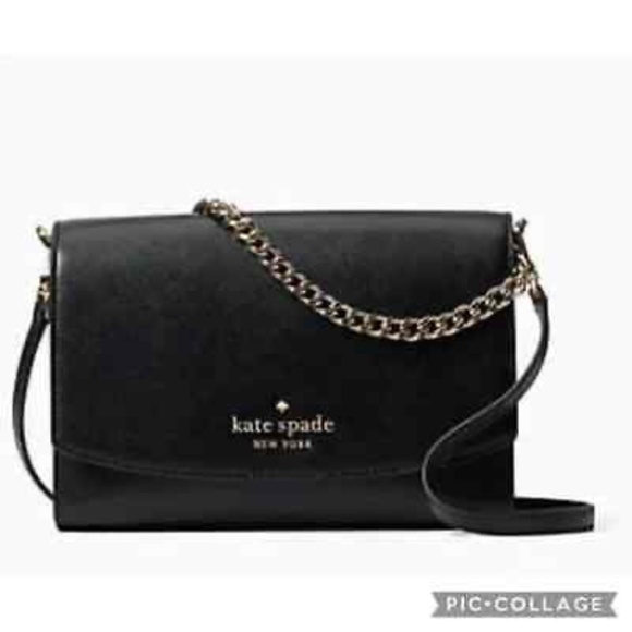 Kate Spade Handbags - Kate Spade Carson Convertible Crossbody: Black - Brand New With Tags $299 Retail